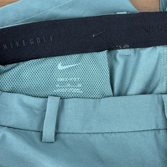 Nike Dri-Fit Men's Standard Fit HYBRID Golf Shorts-Hasta Green - Picture 5 of 10